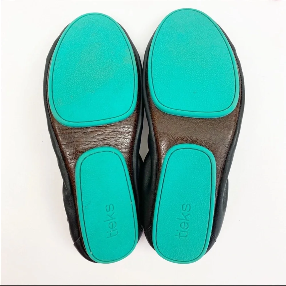 Tieks Leather Ballet Flats: Matte Black Women’s 8 - Picture 5 of 5